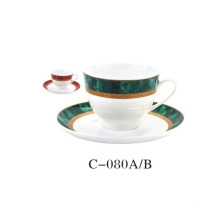 Juego de taza de café de cerámica árabe